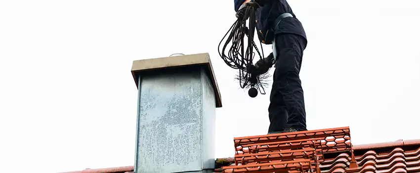 Chimney Brush Cleaning in Burlingame, California