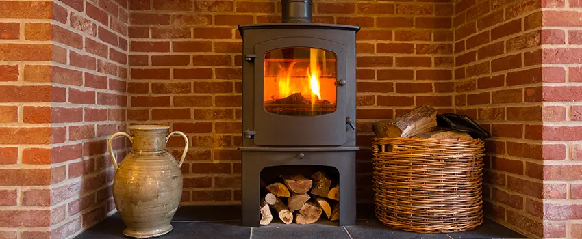 Metal Firebox Installation For Fireplace in Burlingame, California