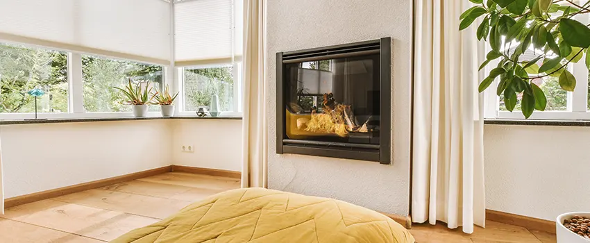 Residential Fireplace Ceramic Glass Installation in Burlingame, CA