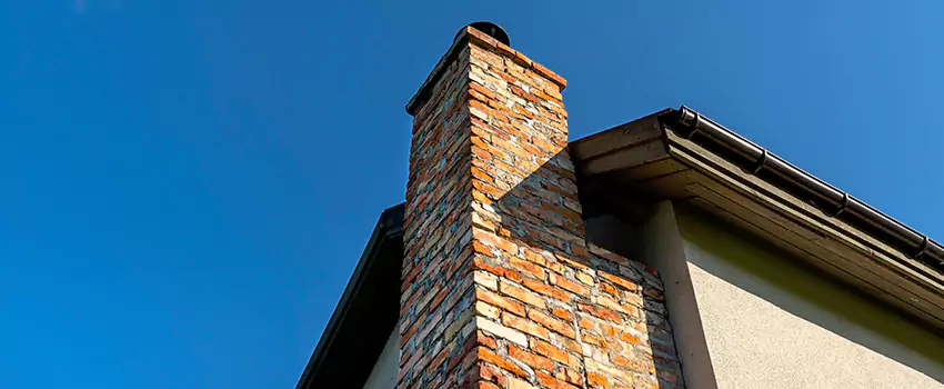Masonry Chimney Flashing Repair in Burlingame, California