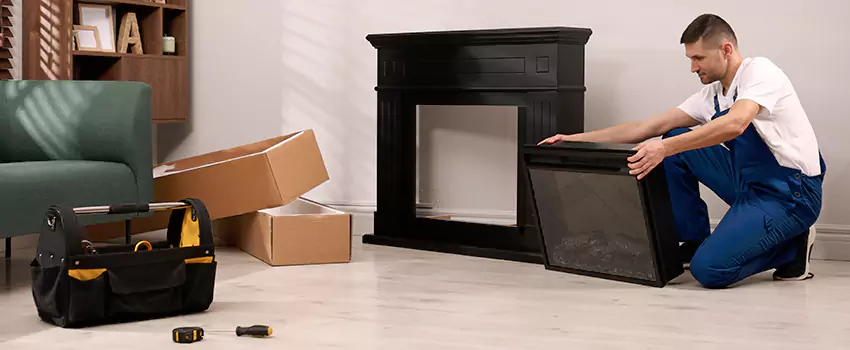 Old Rusted Metal Fireplace Repair And Replacement in Burlingame, CA